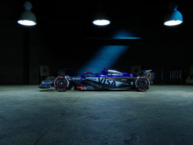 HUGO unzips a first-of-its kind denim livery at Singapore GP 3